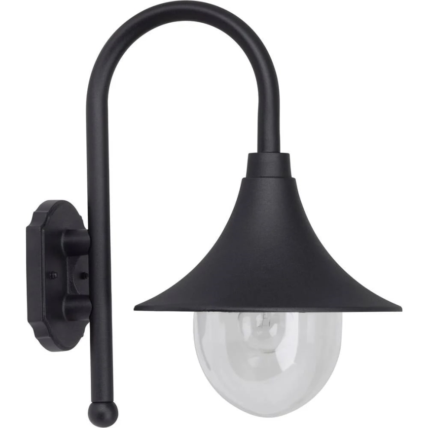 Lampă de perete de exterior Brilliant BERNA 1xE27/60W/230V IP44 negru