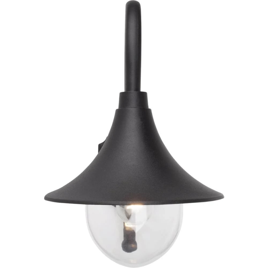 Lampă de perete de exterior Brilliant BERNA 1xE27/60W/230V IP44 negru