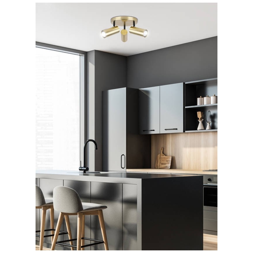 Spot COLLY 3xGU10/15W/230V auriu