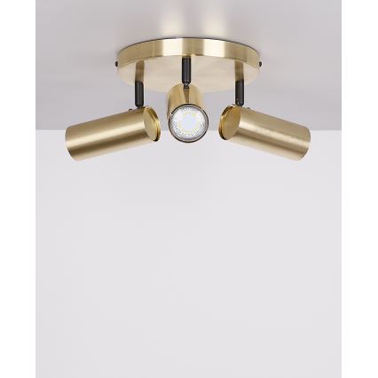 Spot COLLY 3xGU10/15W/230V auriu