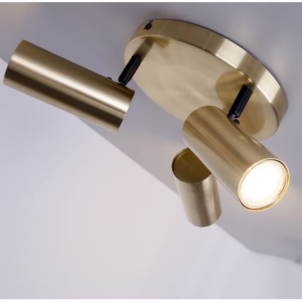 Spot COLLY 3xGU10/15W/230V auriu