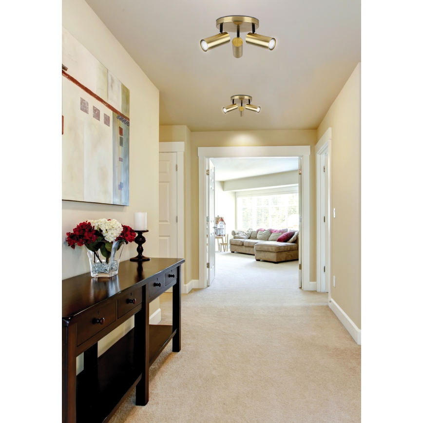 Spot COLLY 3xGU10/15W/230V auriu