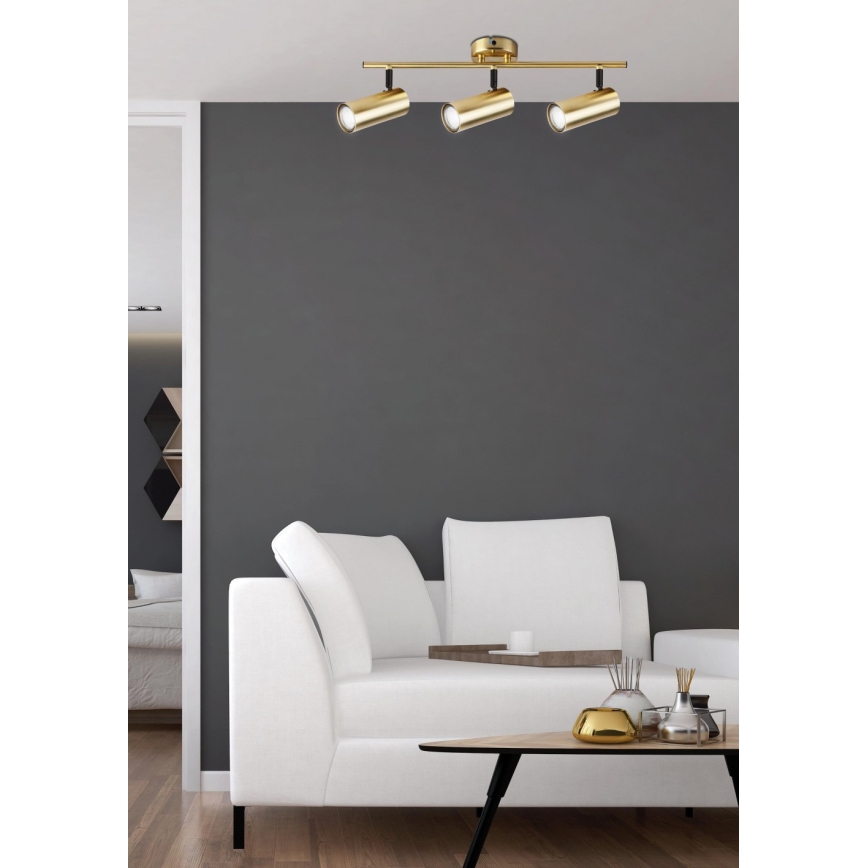 Spot COLLY 3xGU10/15W/230V auriu