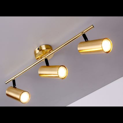 Spot COLLY 3xGU10/15W/230V auriu