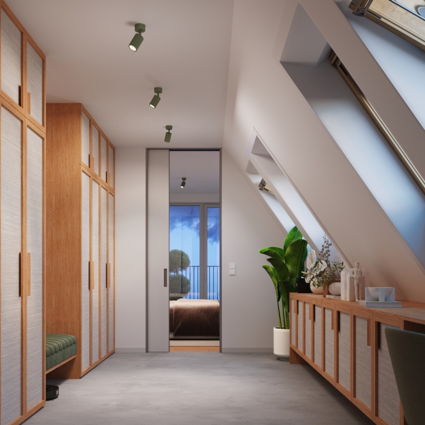 Spot CRESTO 1xGU10/10W/230V verde - Brilagi