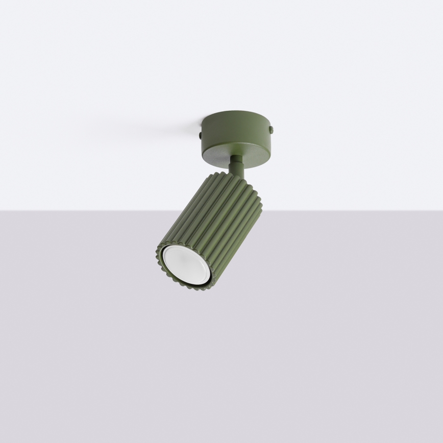 Spot CRESTO 1xGU10/10W/230V verde - Brilagi