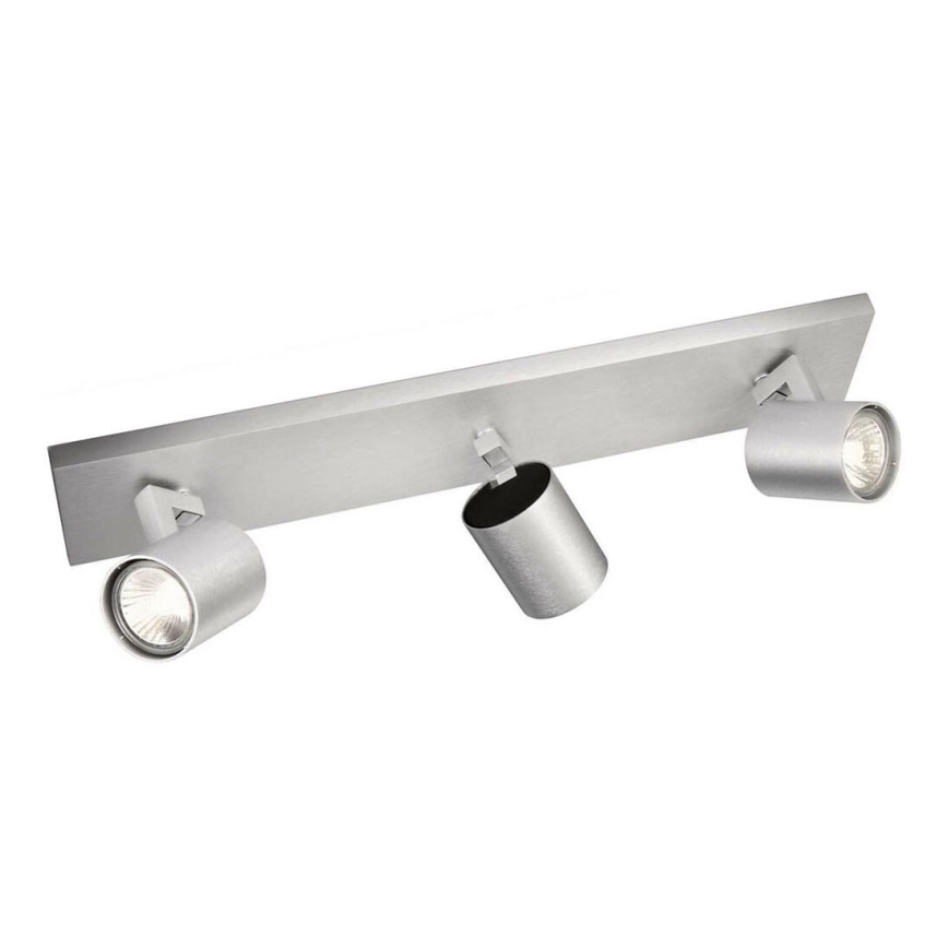 Spot crom mat 3xGU10/35W/230V Philips