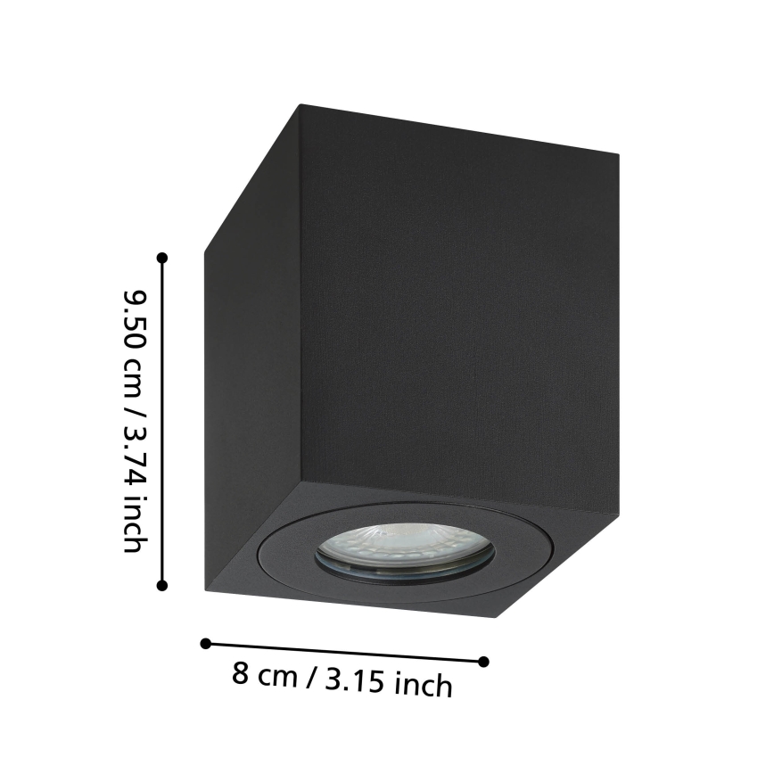 Spot de exterior Eglo 1xGU10/5W/230V 8x8cm IP44