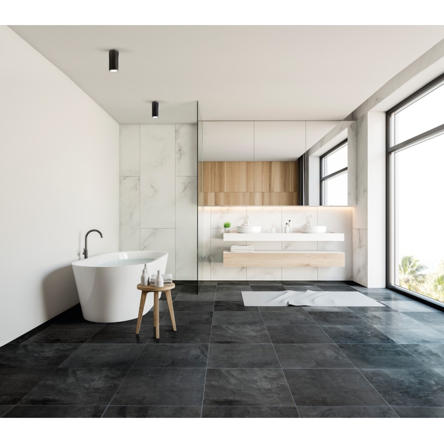 Spot de exterior AQILO 1xE27/20W/230V IP65 negru