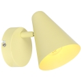 Spot de perete AMOR 1xE14/40W/230V galben