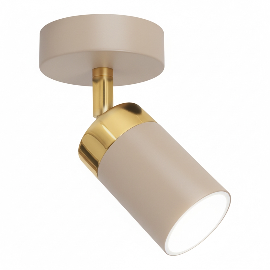 Spot de perete Brilagi POKER 1xGU10/25W/230V bej/auriu