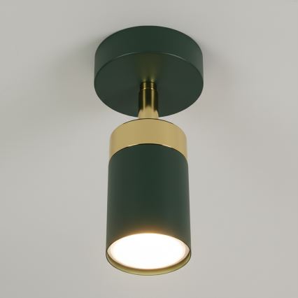 Spot de perete Brilagi POKER 1xGU10/25W/230V verde/auriu