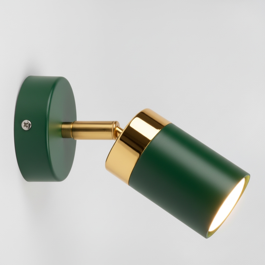 Spot de perete Brilagi POKER 1xGU10/25W/230V verde/auriu