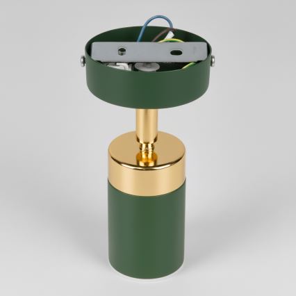 Spot de perete Brilagi POKER 1xGU10/25W/230V verde/auriu