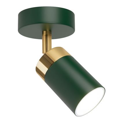Spot de perete Brilagi POKER 1xGU10/25W/230V verde/auriu
