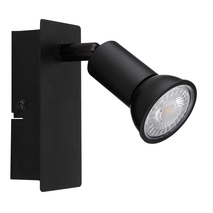 Spot de perete 1xGU10/35W/230V negru Globo