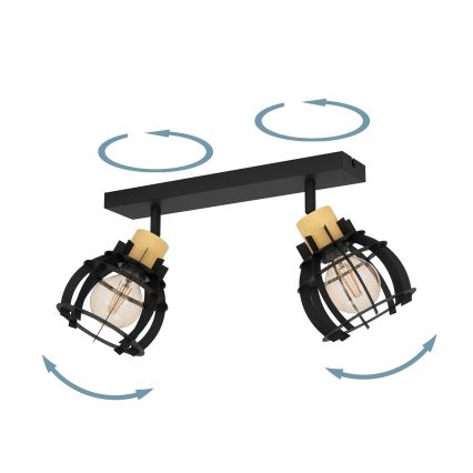 Spot de perete Eglo 2xE27/40W/230V