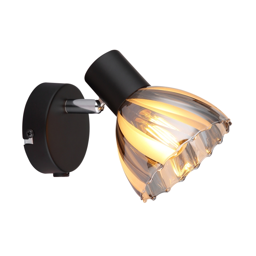 Spot de perete Globo 1xE14/40W/230V negru