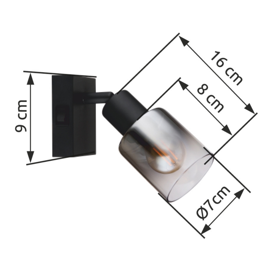Spot de perete 1xE14/40W/230V Globo