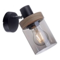 Spot de perete JUST LIGHT. 11311-18 PASQUAL 1xE27/40W/230V negru/ficus de cauciuc