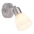 Spot de perete JUST LIGHT. 11951-55 KARO 1xE14/40W/230V crom