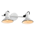 Spot de perete Prezent 75474 ANDORA 2xE14/40W/230V alb