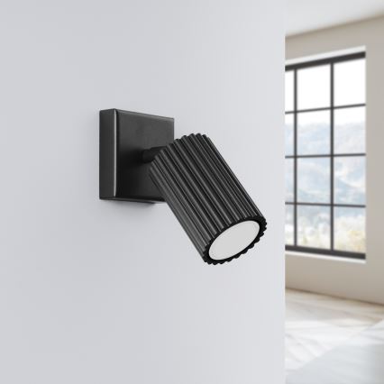 Spot de perete KARBON 1xGU10/10W/230V negru