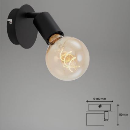 Spot de perete SPOT 1xE27/60W/230V Briloner 2868-015