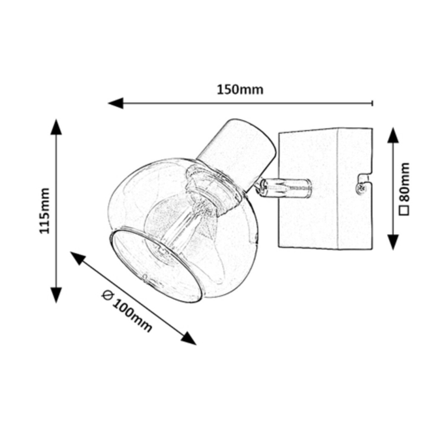Spot de perete 1xE14/40W/230V Rabalux