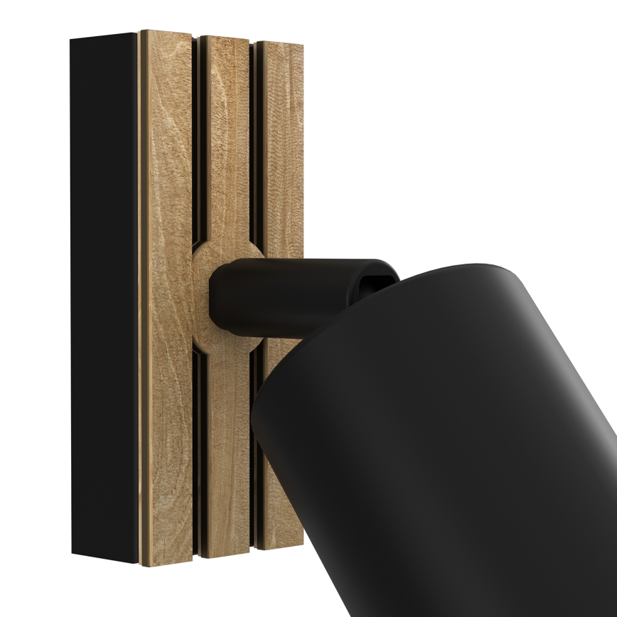 Spot de perete TERRA 1xGU10/8W/230V negru