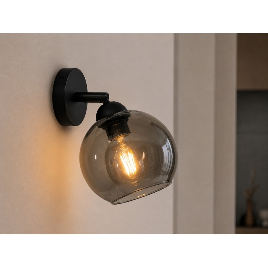 Spot de perete UNO 1xE27/60W/230V negru