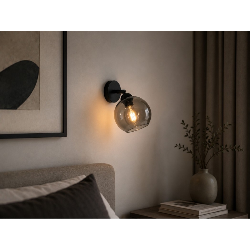 Spot de perete UNO 1xE27/60W/230V negru