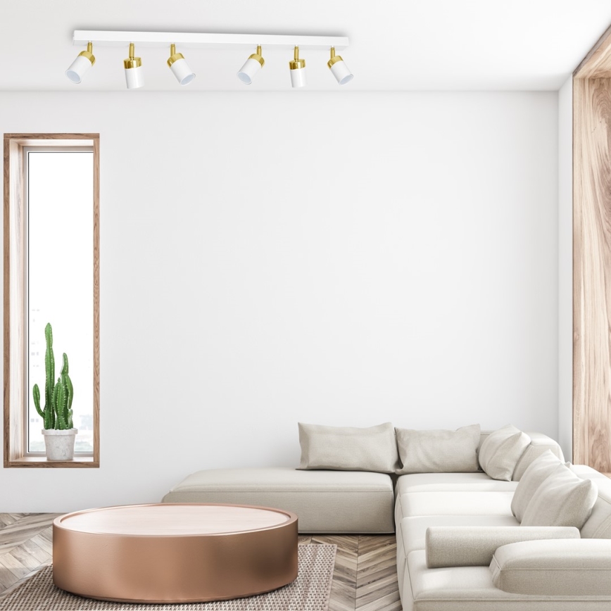 Spot de tavan JOKER 6xGU10/25W/230V alb