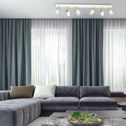 Spot de tavan JOKER 6xGU10/25W/230V alb