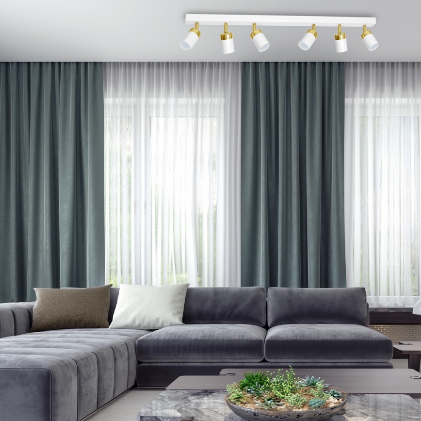 Spot de tavan JOKER 6xGU10/25W/230V alb