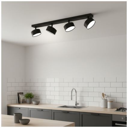 Spot de tavan LUNVIGO 4xGX53/35W/230V negru