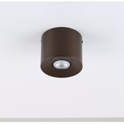 Spot de tavan ORION 1xGU10/10W/230V, 9 cm, maro