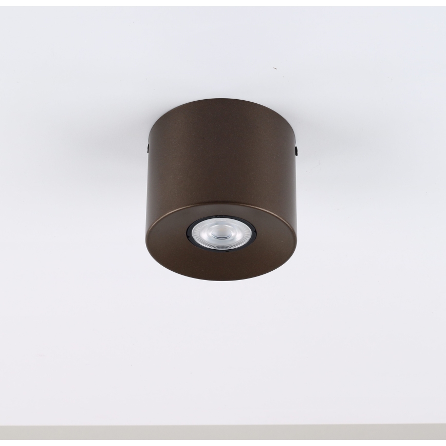 Spot de tavan ORION 1xGU10/10W/230V, 9 cm, maro