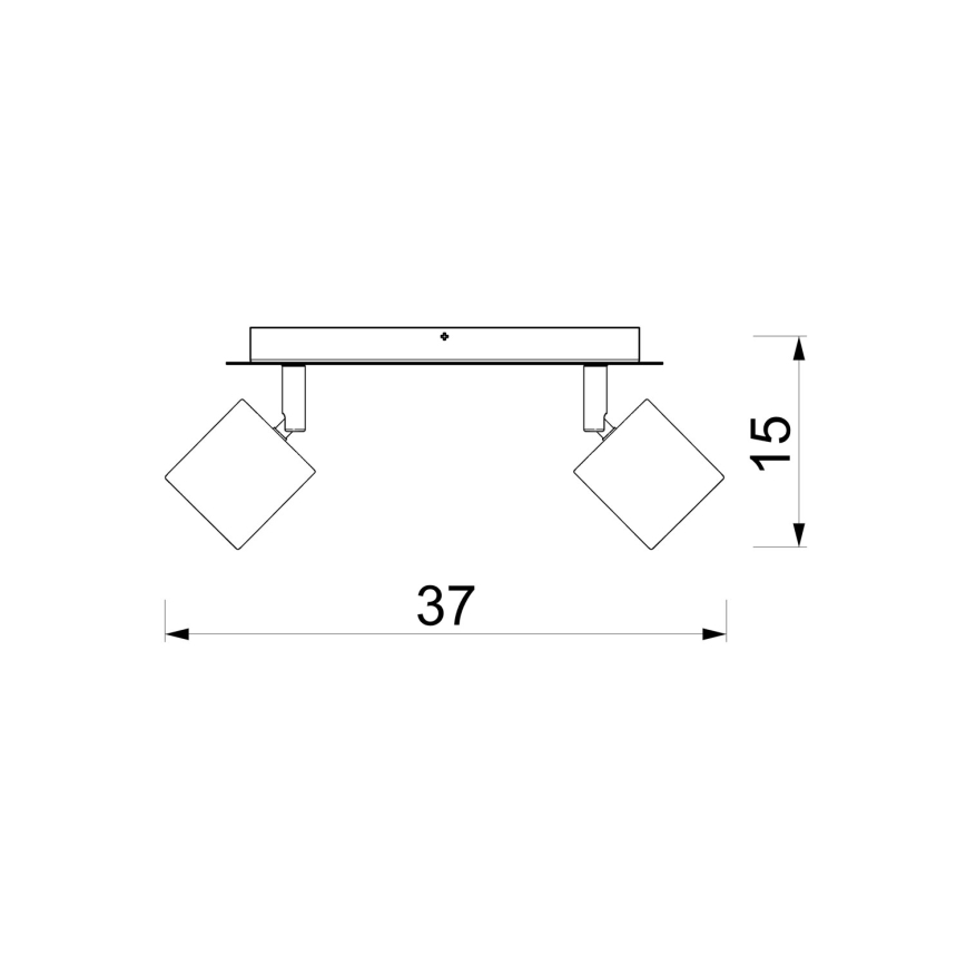 Spot DEMIA 2xGU10/8W/230V bej