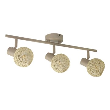 Spot DEX 3xE14/10W/230V bej/crem