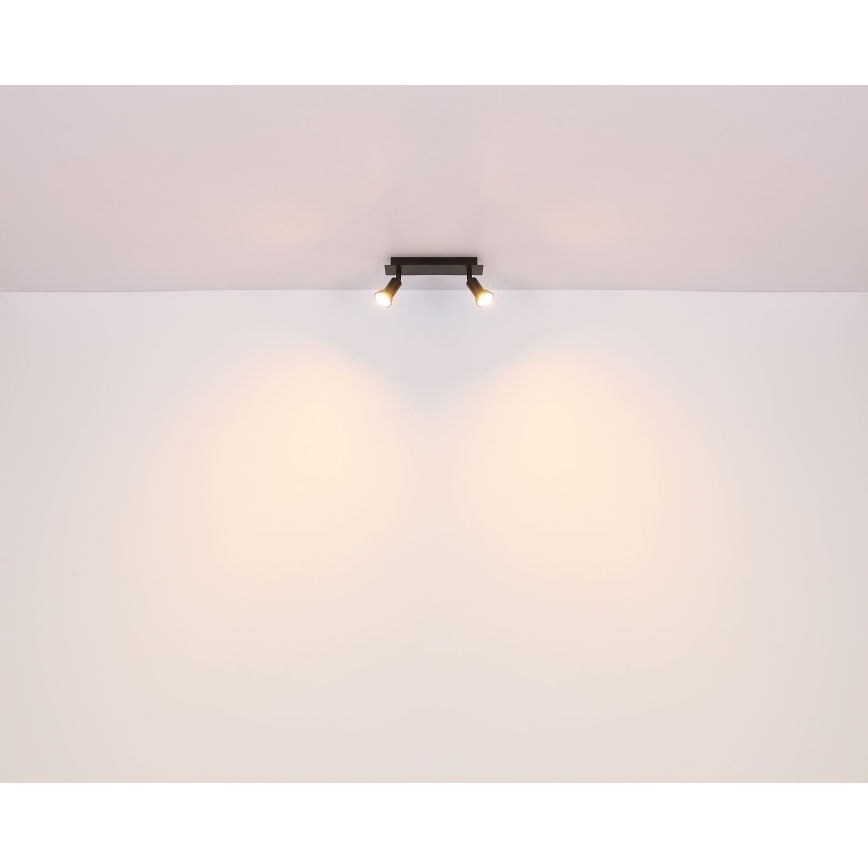 Spot 2xGU10/35W/230V negru Globo
