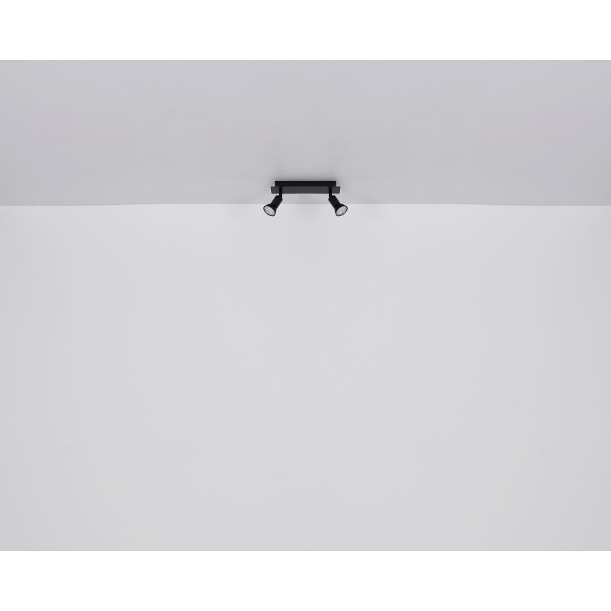 Spot 2xGU10/35W/230V negru Globo