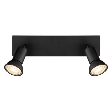 Spot 2xGU10/35W/230V negru Globo