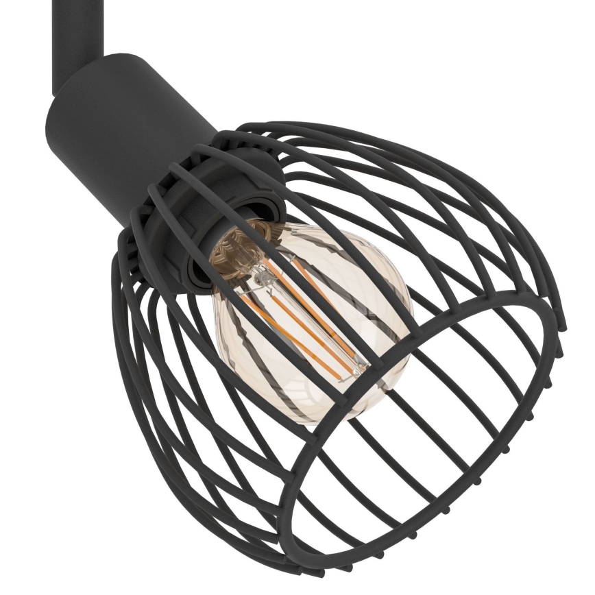 Spot Eglo 2xE14/40W/230V negru