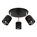 Spot ELEN 3xE27/35W/230V negru/auriu