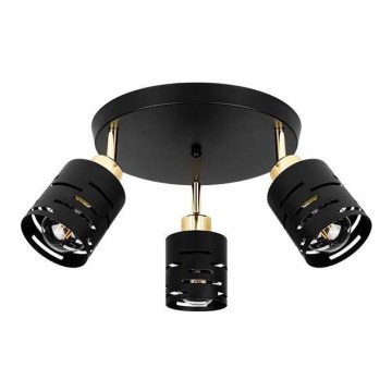 Spot ELEN 3xE27/35W/230V negru/auriu