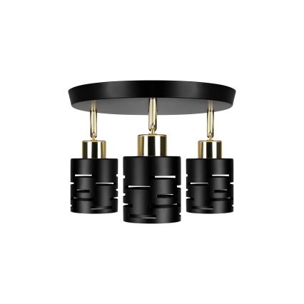 Spot ELEN 3xE27/35W/230V negru/auriu