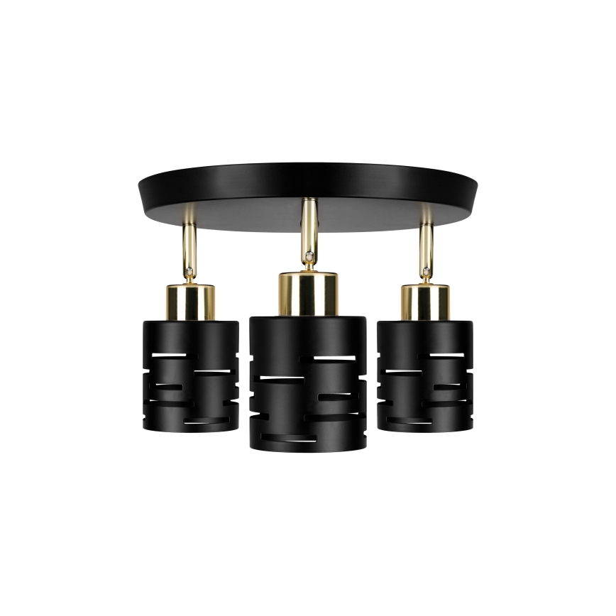 Spot ELEN 3xE27/35W/230V negru/auriu