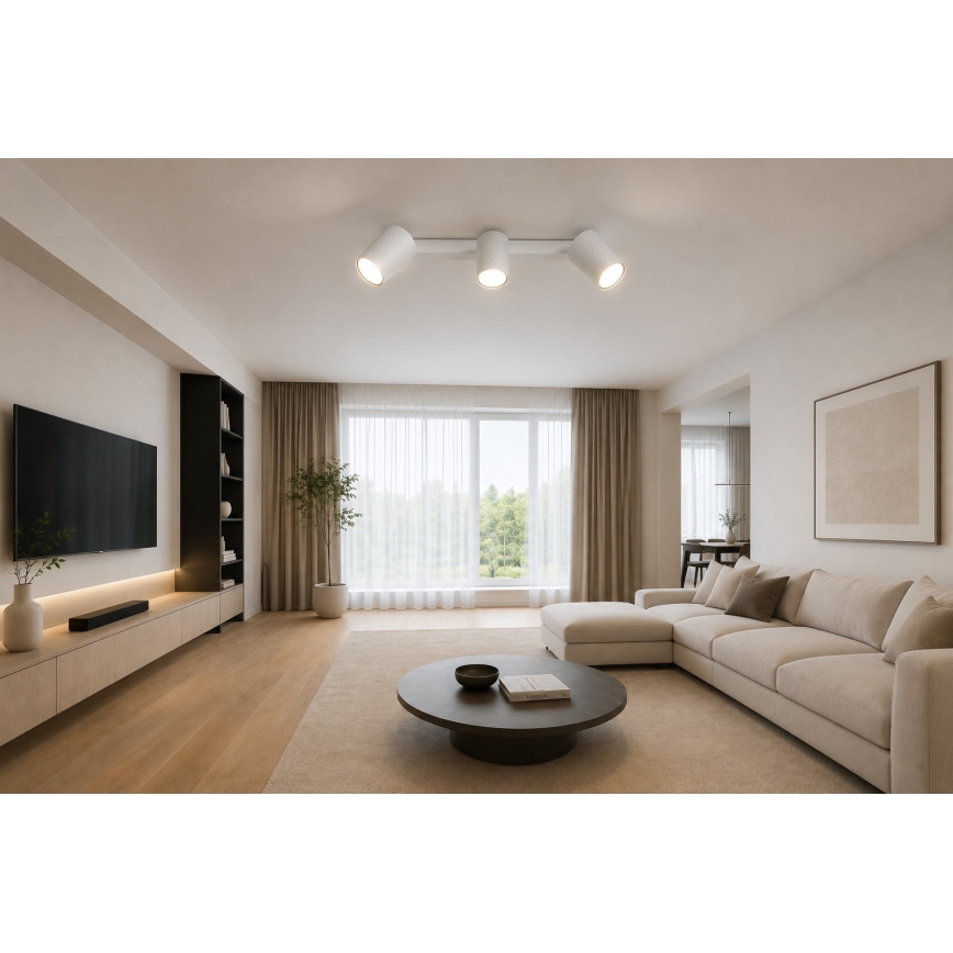 Spot FAMA 3xGU10/30W/230V, alb