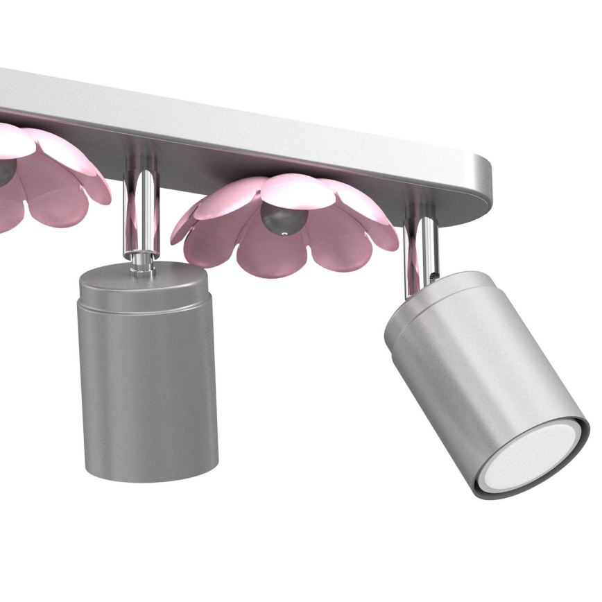 Spot FLOWER 3xGU10/8W/230V crom mat